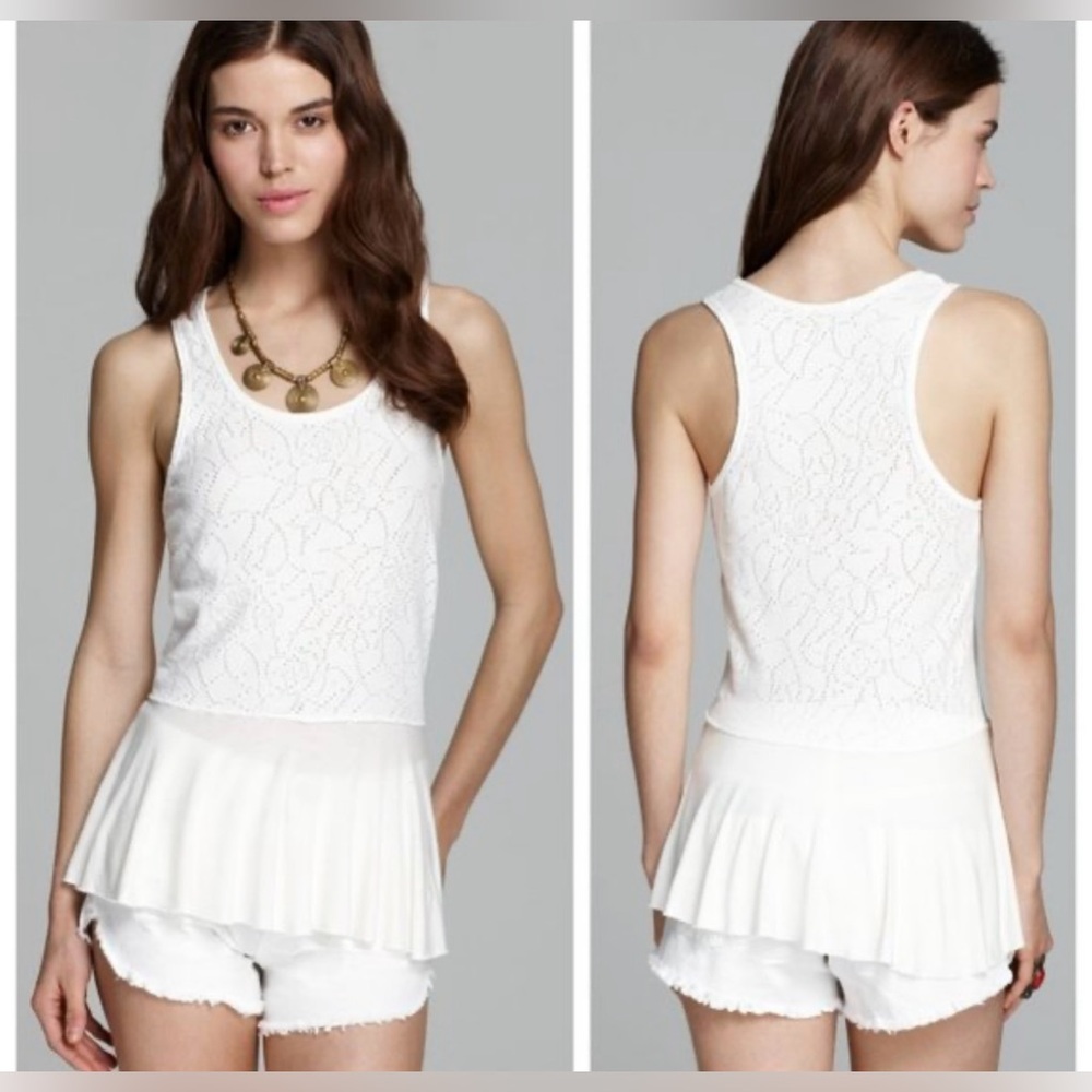 Free People White Tank-top